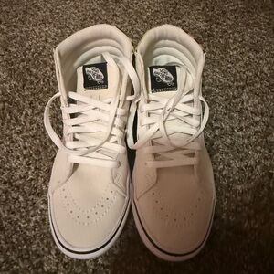 Vans White High-Top Sneakers